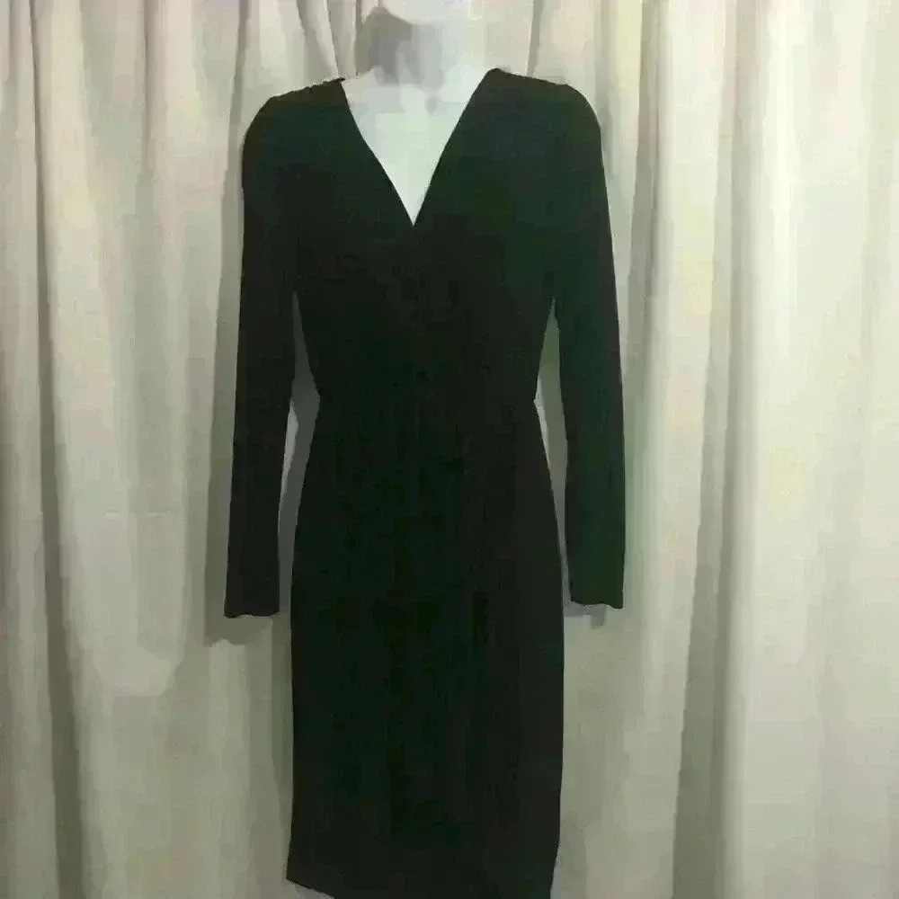 Black Long Sleeve Bar 111 Dress - Picture 4 of 6